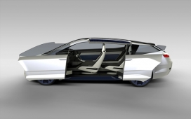 本田Honda FCTourer氢燃料概念车设计-西班牙马德里Diego García工业设计师作品