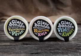 瑞典全天然的优质冰淇淋品牌Crit* Glassbonden包装欣赏，反映小规模的家庭经营的企业，其综合农场和现场冰淇淋生产