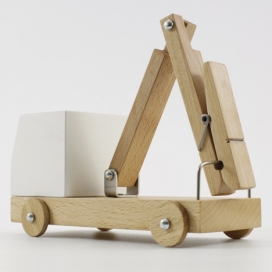 木质儿童货车玩具-波兰Poorex工作室作品