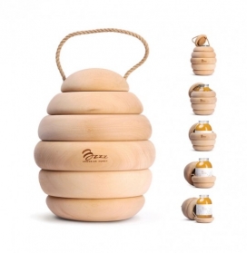 Bzzz Honey木材蜂蜜包装-亚美尼亚设计，自然，生态，口味纯正