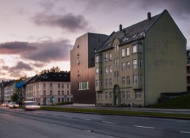 挪威特隆赫姆学生宿舍建筑-MEK建筑机构作品，可容纳116居民