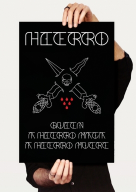 HIERRO字体-西班牙马德里Ruben Martinez Gonzalez设计师作品