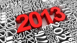 2013年新的一年-3D立体2013数字壁纸