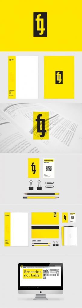 FontFont品牌视觉识别标识-意大利罗马Andrea Mastroluca品牌设计师作品