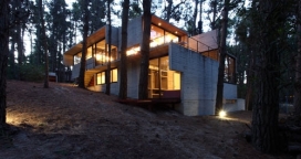 树林里的家，层次的设计让人联想到的视频游戏-阿根廷BAK Arquitectos时尚建筑师作品