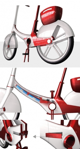 Velo Chic自行车=中国台湾Guo-Shiung Hung工业设计师作品