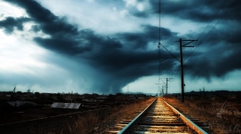 亚美尼亚久姆里的铁路风暴