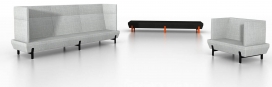 巴黎设计师Arik Levy阿里克利维作品-为西班牙Viccarbe甲级厂商设计的组合沙发