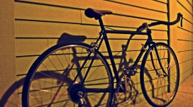 复古自行车照片