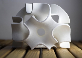 3D打印的婚礼蛋糕糖雕塑