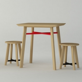 不同支架腿的凳子与桌子-来自伦敦设计师Michael Sodeau作品