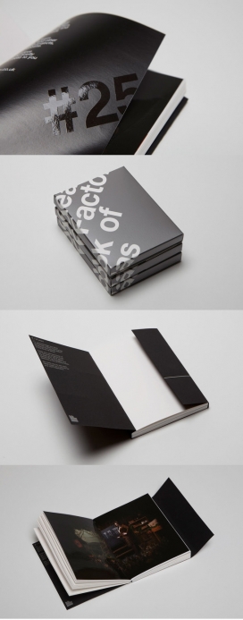 书的想法...这是一本庆祝银婚纪念创意工厂周年庆的书籍宣传册设计