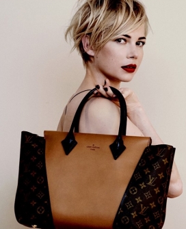 米歇尔・威廉姆斯-Louis Vuitton路易威登最新包包广告-新颖皮革样式