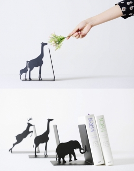 动物形状的书架-我们身边的大多数动物是友好和可爱的。所以，如果采用它们装点您的书架，它会看起来不错