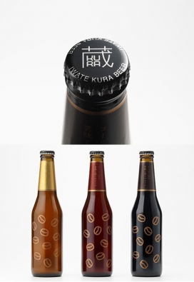 日本sekinoichi咖啡清啤酒包装设计欣赏