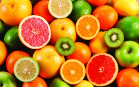 健康新鲜的热带水果