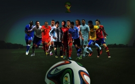 2014巴西地球世界杯国家队壁纸