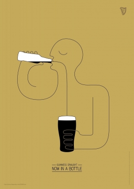 Guinness啤酒平面广告
