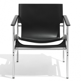 美国家具品牌诺尔Knoll扶手椅-已故家居设计师Charles Pollock作品-20世纪60年代的扶手椅恢复生产，增加了舒一个填充聚氨酯垫