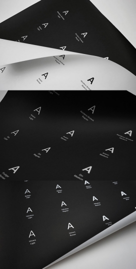 A-Sans-serif字体设计