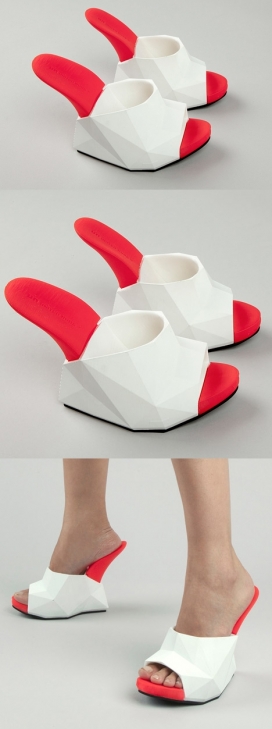 3D打印立方体浮鞋