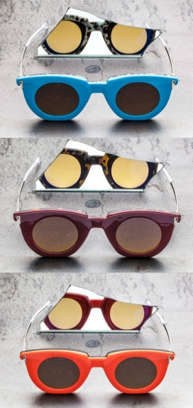 双向可逆的太阳镜-挪威时装品牌旅行眼镜公司kaibosh合作设计的太阳镜系列