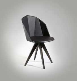 褶皱折纸椅-家具设计灵感来自折纸艺术