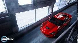 高清晰红色雪佛兰Corvette克尔维特超级跑车壁纸下载