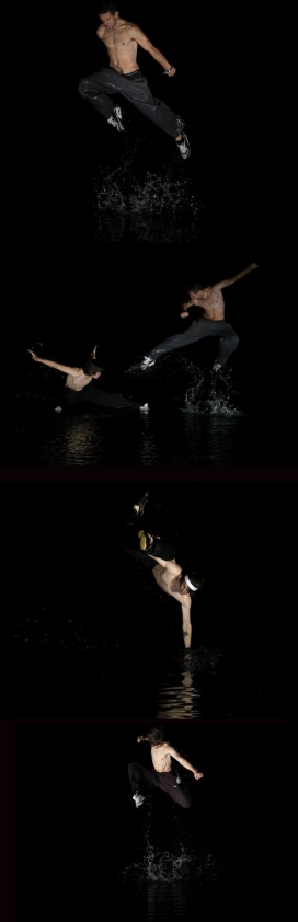 PARTICLE PARKOUR II-捕捉人体的运动-游乐场水上街舞极限运动人像