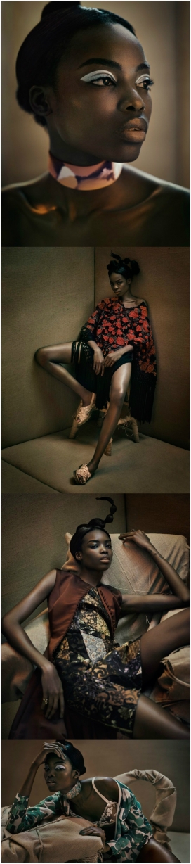 玛丽亚・博尔赫斯-MIXT(E)2015春/夏-一个豪华复杂的裸混图案