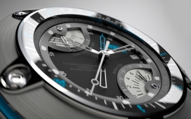 航天器材螺旋手表-一个新运动时尚腕表