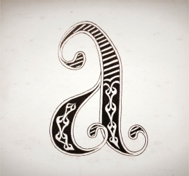 Hand Type手型花纹字母设计