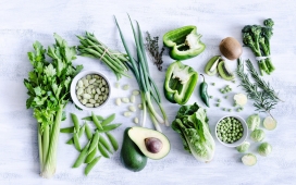 高清晰绿色蔬菜组合壁纸