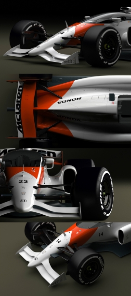 迈凯轮-本田一级方程式概念车设计