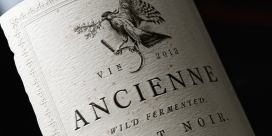 Ancienne-葡萄酒香槟包装设计-标签背面的状态，是一个忠实的生活风土的纪录