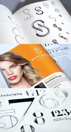 StyleBee-美容服务品牌设计欣赏