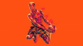 篮球运动员插画壁纸