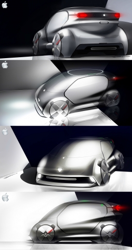 苹果Ipearl概念汽车设计