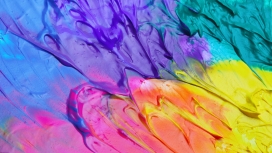 高清晰缤纷色彩的混合油漆画壁纸