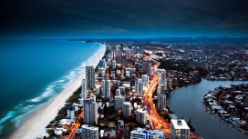 澳大利亚昆士兰黄金海岸城市壁纸