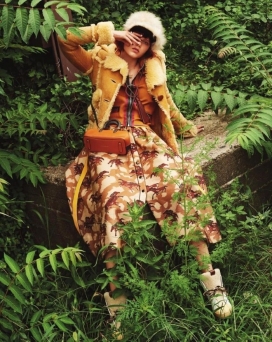 凯蒂穆尔-波希米亚风时装秀-Vogue韩国