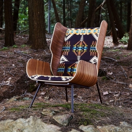 三重奏休息室的椅子-大胆的现代模式