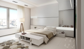 让你休息和放松的20间明亮白色卧室空间设计