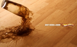 不要酒后驾车-HOT WHEELS平面广告
