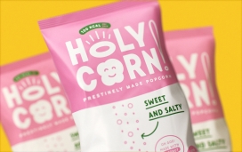 健康的概念Holy Corn爆米花零食- 健康又美味的爆米花