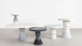 纽约设计师Anna Karlin和Fernando Mastrangelo合作制作设计的两种风格限量版桌子