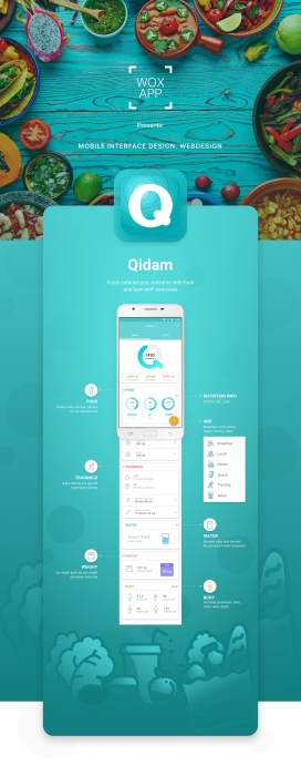 Qidam-健康健康APP设计