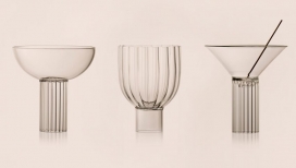 Agustina Bottoni模仿米兰建筑的玻璃器皿