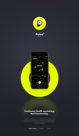 Pulse-健身追踪器iOS应用程序概念设计