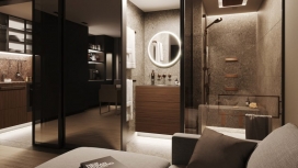 Dornbracht的小型家庭温泉卫生间适合微型公寓